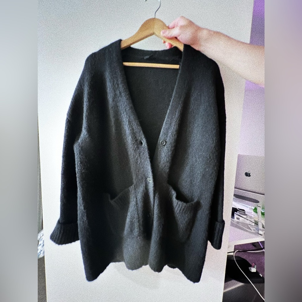 COS cardigan, new, alpaca + wool